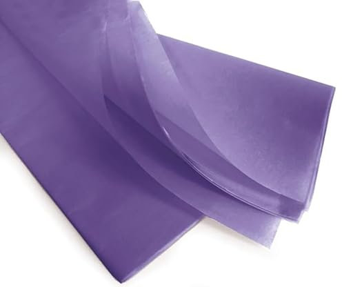 GOOD STUFF Packung mit 10 Blättern aus lila Seidenpapier, Größe 66 cm x 50,8 cm, perfekt für Geschenkverpackungen, zum Basteln und Basteln (Lila)