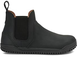 Xero Shoes Women's Ridgeway Barefoot Chelsea Boots, Black, 6