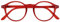 OPULIZE REY Lesebrille - Runder Retro-Rahmen - Mattrot - Herren Damen - Federscharniere - R56-Z - +1.50