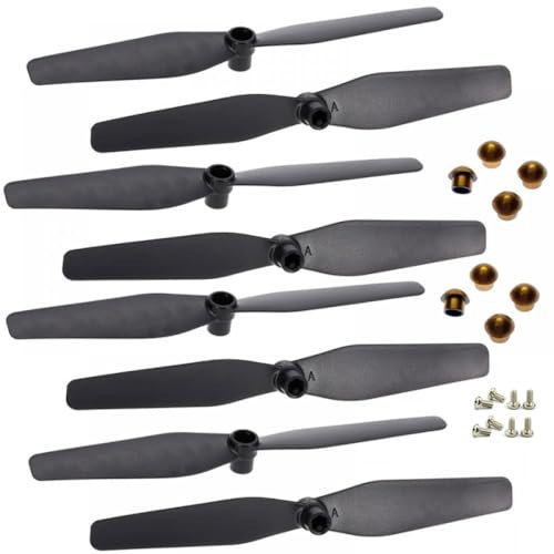 FDhRyTF Zubehör Ersatz Kompatibel mit kompatible Faltbare Drohnen S169 S167 SG700 DM107S SP500 XS816 XS812 XS809S XS809W(8PCS Blades)
