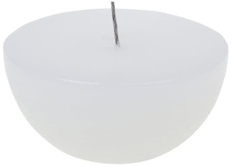 Wiedemann XXL Rustik-Schwimmkerze Toscana Weiß 60/120 mm