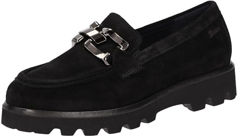 Sioux Damen Meredira Slipper, Schwarz, 39 EU Weit
