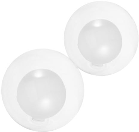 Veemoon 2stücke Glaskugel Lampenschirm Transparente Schmale Dome-lampe Für Deckenleuchten Wandleuchten Pendelleuchten Langlebiger Ersatz Für Kugelleuchten