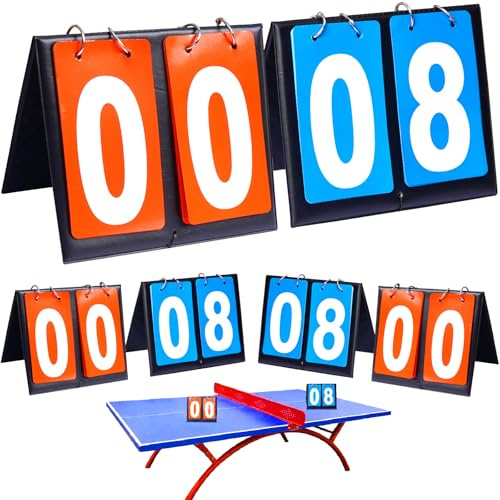 APORO 2 Digitals Scoreboard Score Keeper Score Flipper for Basketball