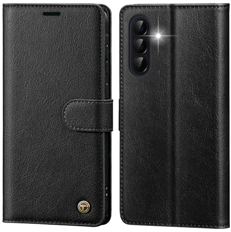 CASBST Handyhülle für Samsung Galaxy A57 5G Hülle, Hochwertig Schutzhülle Klappbar für Samsung A57 5G Hülle Leder mit Kartenfach Ständer Magnet Klapphülle mit RFID für Galaxy A57 Hülle Rot