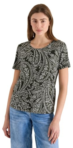 Damen T-Shirt mit Rundhals und Minimal Print
