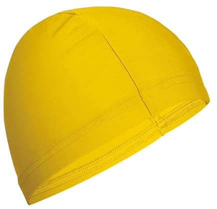 ONE SHOP 50 PZ Cuffia da Piscina in Poliestere Unisex Cuffia x Nuoto Leggera 0,03 kg Misura 23,5x18,5 cm Comoda Elastica Asciugatura Rapida per Nuoto e Allenamento (GIALLO)