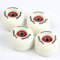 FunTomia 4X Rollen 48mmx35mm für Skateboards inkl. 2RS ABEC-9 Kugellager/Wheels Härtegrad 92A