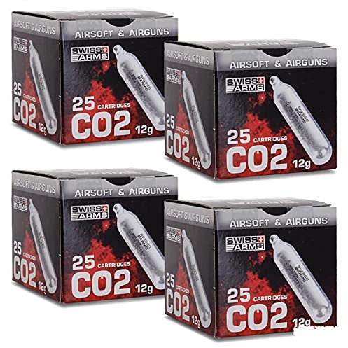 Swiss Arms Sparclettes de gaz Co2 par 100