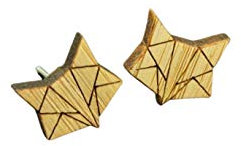 Ohrstecker Origami Fuchs Holz Ohrringe Stecker Juvelato