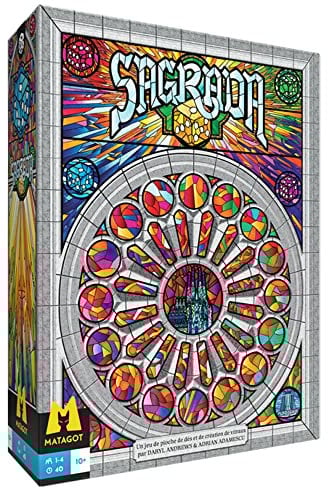 Matagot Sagrada Kartenspiel, französische Edition, ab 10 Jahren, Buntglas