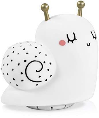 Miniland Cosy Dreamer, Nachtlicht mit entspannenden Klängen, aus weichem Silikon und niedlichem Design weiß
