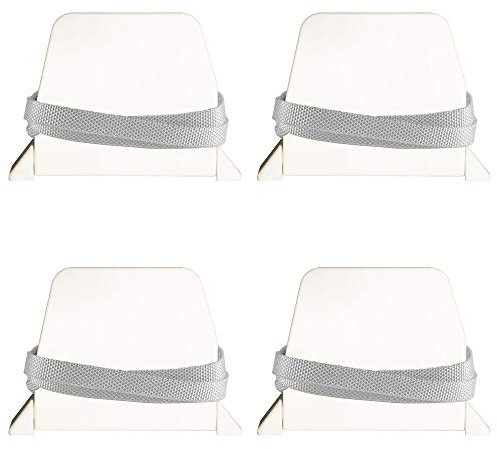 PALMAT Rollladenriemenspule Handzug-Rollenband Anschraubbare Spule Weißes Box-Gehäuse Geeignet für 14mm, 5 Meter Band (4, Grauer Riemen)