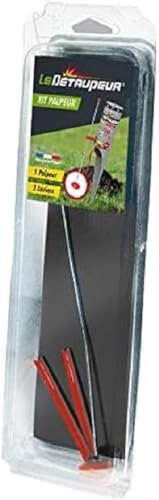 LE DETAUPEUR Kit 2 Tiges + 1 Palpeur - Pour Piège Anti Taupes & Campagnols - Fonctionne Uniquement Avec Le Kit Complet DETAUPEUR - Utilisable Sous La Pluie & En Toute Sécurité KITSAV