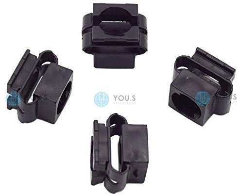 YOU.S Unterbodenschutz Motorschutz Befestigungs Clips 20 x 14 x 16 x 13 mm (10 Stück) - 4A0805163