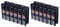 Storacell AAA12pkTB AAA Battery Caddy, Black, Holds 12 AAA Batteries (2 Pack)