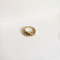 Gold Silber Farbe Twisted Croissants Ringe Fäden Geometrische Ringe für Frauen Minimalistische Chunky Ringe Vintage Schmuck