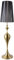 riess-ambiente.de Edle Design Stehlampe LUCIE 160cm schwarz gold gebürstet Barock Stil Stehleuchte Wohnzimmerleuchte