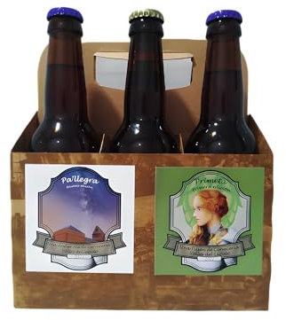 Cerveza Artesana Valles del Lúpulo: pack regalo degustación en botellas de 33 cl (6 botellas de 33 cl)