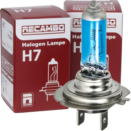 2X Halogen H7 Scheinwerferlampe Birne kompatibel für Citroen Jumper 55W 12V Abblendlicht Fernlicht Glühlampen | E - Prüfzeichen | Sockel PX26d - Xenon Weiß