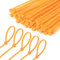 Armpow 8 Inch Orange Zip Tie 1000 PCS, 40 Lbs - Small to Medium Zip Tie, Nylon PA66 UV Resistant Cable Tie Heavy Duty for Indoor and Outdoor Use - Ideal for bundling and securing objects