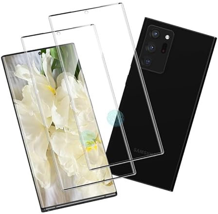 Joywing für Schutzfolie Samsung Galaxy Note 20 Ultra Panzerglas, 9H Kratzfest Folie Samsung Note 20 Ultra Displayfolie, mit Galaxy Note 20 Ultra 5G Schutzglas, Hohe Empfindlichkeit, 2 Stück