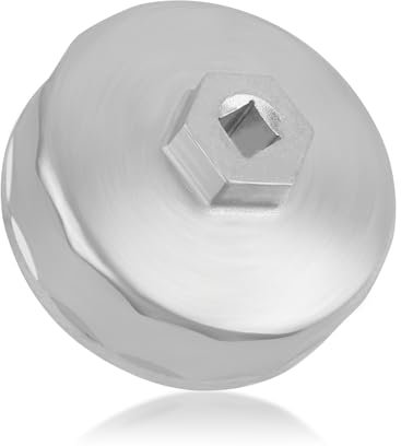 GTLM 74mm Jeu de Cle Filtre a Huile,Cloche Filtre a Huile 14 Points Compatible avec Mercedes-Benz/VW/Ford/Audi/Chevrolet,Clé Filtre à Huile pour Utilisation avec 3/8 Drive