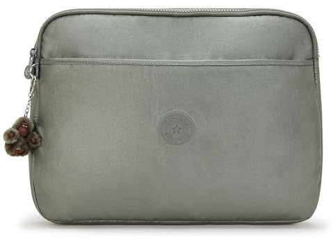 Kipling Damen Laptop Sleeve 13 Gm Kosmetiktasche, Moon Grey Metallic