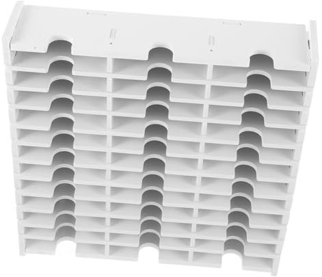 OKUMEYR Cd-aufbewahrungsbox Dvd-hülle Cd-halter Multi-grid-stempelkissen-hülle Cd-box-hülle Robustes Material Verschleißfest Einfach Zu Schließen Stöße Und Quetschungen Vermindert