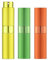 Toureal 8ML Atomizador Perfume (3 Piezas) Bote Spray Pulverizador Vacía, Dosificador para Colonia (Amarillo, Verde, Naranja)