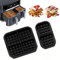 Heißluftfritteuse Zubehör, 2 Stück Waffeleinsatz für Philips Airfryer 3000 Serie NA350, Silikon Waffelform Zubehör für Dual Basket 6L/3L, Heißluftfritteuse Antihaft, BPA-frei