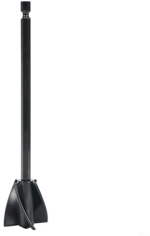 ZWEquipint Paint Mixer Paint Stirrer for Drill, Mixing Paddle for Drill, Paint Whisk Attachment Mixing Tool for Mixing Epoxy Resin, Pigment, Glaze(Black)