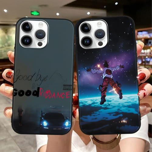 Yimctoie 2 Stück Juice Wrld Handyhülle für Samsung Galaxy A13 4G Hülle 6,6,Mode Cool Rapper Sänger Muster Design Case Silikon Stoßfest Bumper Schutzhülle für Samsung Galaxy A13 4G,Blue