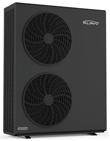 ALSAVO 7kW~16kW Bomba de Calor Monobloque de Fuente de Aire - Ventiladores simples/dobles - Inverboost Multifuncional/Agua Caliente (ALSAVO HEAT 16i)