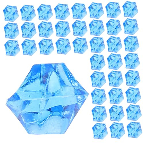 DECORNIJIA 450stücke Acryl Fake Eiswürfel Realistisch Geformt Nicht Schmelzend Vielseitig Als Tischdeko Vase Füller Hochzeit Deko Food Fotografie Und DIY Zubehör