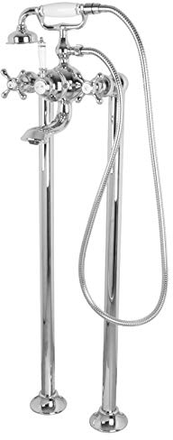 Welfenstein Nostalgie Standarmatur SA-MW freistehend Badewanne Retro Messing