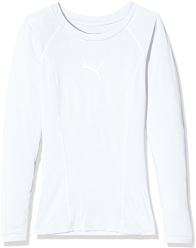 Puma Liga Kid's LIGA Baselayer Tee LS Jr,Puma White,140
