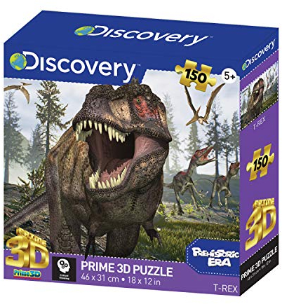 Discovery 3D Effect 150 piece puzzle T Rex