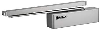 THIRARD - Ferme-Porte Automatique à Came - Acier - Noir - Installation Facile - Réglage de Vitesse - Force 2 à 5 - Finition Élégante - Idéal pour Portes Intérieures