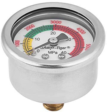 KIMISS Universal 40mpa Manómetro para la Motocicleta Automotriz - Asamblea de bomba de alta presión