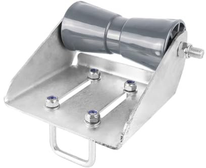 UNITRAILER Rouleau Remorque Bateau avec Support - Diabolo Noir en PVC de 194 mm - Capacité de Charge 2 Tonnes - Idéal pour la Protection et Le Transport