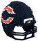 Forever Collectibles UK NFL 3D BRXLZ – Replik Helm, CHICAGO BEARS