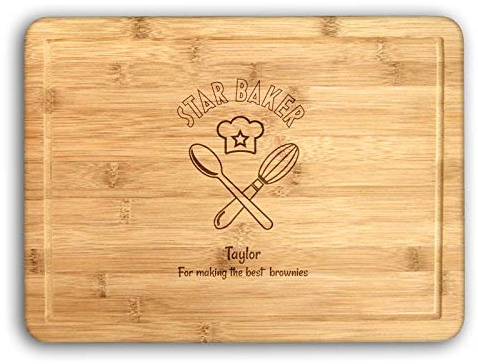 Personalised Star Baker Chopping Board - Spoon & Whisk Star Baker Design