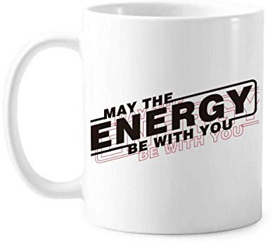 Full Energy Bless Art Deco Regalo Moda Taza Cerámica Café Porcelana Taza Vajilla