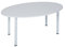 Dila GmbH Besprechungstisch Schreibtisch Konferenztisch Oval Tisch Büromöbel Schreibtische (Eiche modern, 160 x 100)