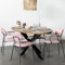 Esstisch Max oval 160 x 100 cm Mango Massivholz Metall Dinnertisch Tisch Esszimmertisch