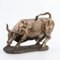 Veronese Design Stierstatue aus Kaltguss, 24,1 x 16,4 cm, Bronze-Optik