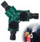 teng hong hui 2 Way Hose Pipe Connector, Hose Tap Connector Kit, Y Shape Water Diverter Adapter Switch Valve, Plastic Double Hose Splitter 2 Way Connector for Outdoor Tap And Garden Hoses