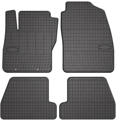 OMAC Gummi Fußmatten kompatibel mit Ford Focus mk3 2011-2018 Automatten Schwarz 4tlg