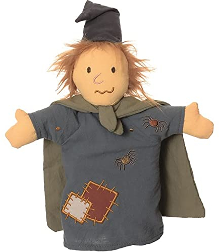 Hochwertiges Puppentheater 70x 165 cm Türtheater für Kinder hochwertige Handpuppen Märchen Kasperletheater (Handpuppe Hexe)